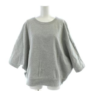 25SS スウェット トレーナー ドルマンスリーブ 半袖 グレー /AP