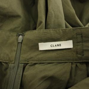 CLANE 2wayミリタリーボリュームスカート 2WAY MILITARY VOLUME SKIRT ロング フレア