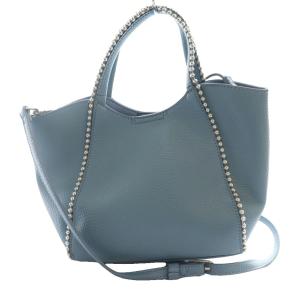 ボールチェーントートバッグ ショルダー 2WAY ライトブルー /SS OS