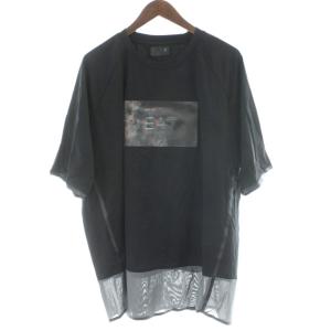 Tシャツ 半袖 M 黒 ブラック メッシュ切り替え /AP