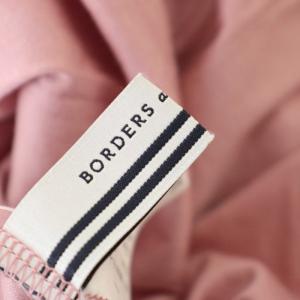 BORDERS at BALCONY ワンピース 半袖 ボーダー ロング 38 ピンク BD2111-2K-29 /G