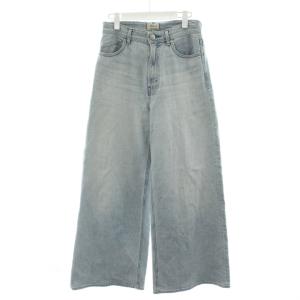 デニムパンツ ジーンズ ジーパン Gパン ワイドパンツ 26 水色 ライトブルー 57151321 /AN57
