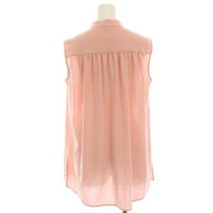 MACKINTOSH LONDON シャツ ブラウス ノースリーブ ギャザー 38 ピンク G5P38-373-12 /HN