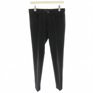 パンツ スラックス スリム 裾ジップ 38 黒 ブラック 38251-NAPFN107T /HN