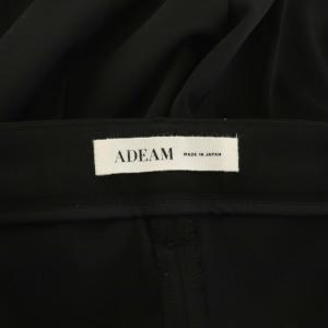 ADEAM テーパードパンツ スラックス 2 黒 ブラック / /RR