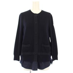 MAGLIONE TRICOT CARDIGAN S ネイビー B20939476900