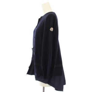 MONCLER MAGLIONE TRICOT CARDIGAN S ネイビー B20939476900