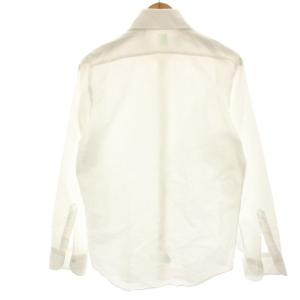 Finamore カジュアルシャツ ホリゾンタルカラー 長袖 S 白 ホワイト 1069373 /HN