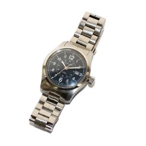 カーキ フィールド 自動巻き 腕時計 シルバーカラー H706050