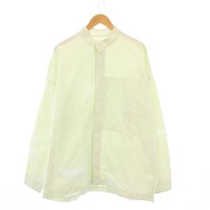 im MEN 24AW SOMEWHERE SHIRT バンドカラーシャツ 長袖 4 ライトグリーン LA43FJ165