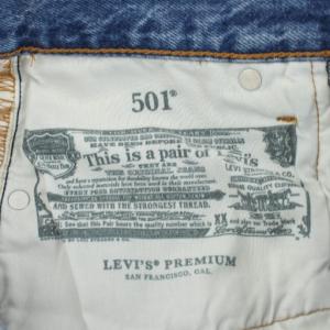 Levis PReMIUM SELVEDGE DENIM 501 デニムパンツ ジーンズ ジーパン Gパン ボタンフライ W24L30