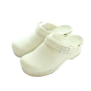 サボサンダル レザー 37 23.5-24.0cm 白 ホワイト 638010101 /MI