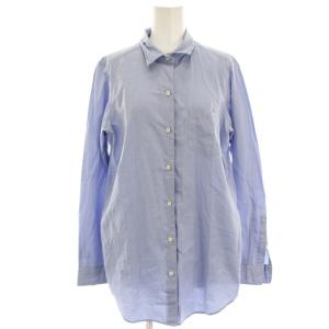 ワイヤーwash シャツ ブラウス 長袖 水色 ライトブルー 17050500401010 /HN
