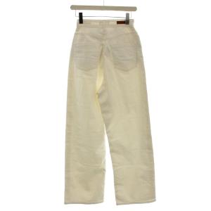 YANUK デニムパンツ JOAN ジョーン ハイウエスト 24 白 ホワイト 57142228 /G