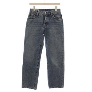 デニムパンツ ungrid 別注 501 90’s ダメージ加工 ボタンフライ 25 青 ブルー 4515042219