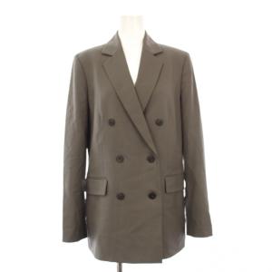 22AW NEW SAXONY BALLEY テーラードジャケット ダブルブレストジャケット 36 グレージュ