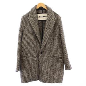 チェスターコート ウール 44 グレー ブラック J21BN0007