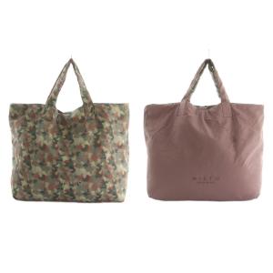 トートバッグ リバーシブル 花柄 パープル 紫色 マルチカラー /MI