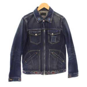 Jewel Denim Jacket ジュエルデニムジャケット Gジャン ジージャン アウター ジップアップ