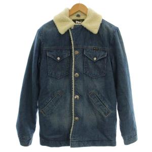 RONHERMAN WRANGE COAT ロンハーマン コラボ デニム ボアジャケット M 青 ブルー
