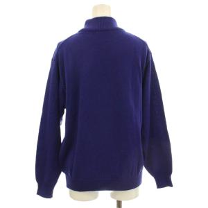 Christian Dior SPORTS ニット ハイネック ウール セーター 長袖 M 青 ブルー W9329 /G