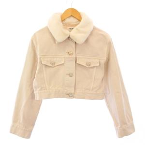 Lily Brown LilyBrown CANDY STOCK 24AW セットアップ デニムジャケット Gジャン ジージャン ショート丈 フェイクファー
