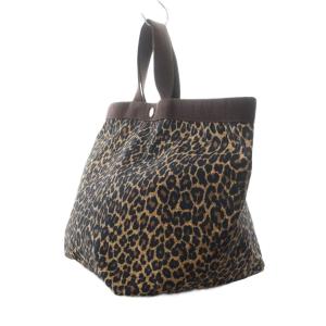 Hervé Chapelier トートバッグ PANTHERE TAUPE ブラック 725F