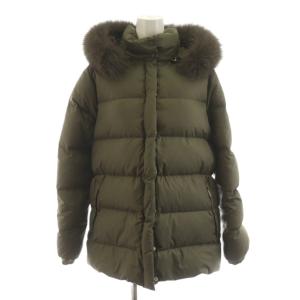 バレンティーヌ ダウンジャケット フード ファー ナイロン アウター 0 カーキ 49353-90-69950