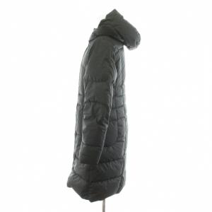 Patagonia GIRLS ダウンコート ロング丈 フード アウター L 12 黒 ブラック 68315 /AN40