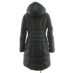 Patagonia GIRLS ダウンコート ロング丈 フード アウター L 12 黒 ブラック 68315 /AN40