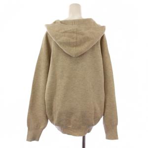 NOBLE 24AW 接結タック編みフードプルオーバー ニット セーター 長袖 F ベージュ 24080240860140