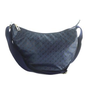 ショルダーバッグ 総柄 ネイビー 紺色 /MI