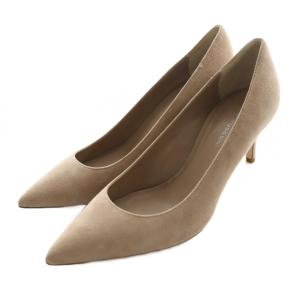 パンプス スエード 37 ベージュ /SS OS