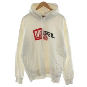 パーカー プルオーバー ロゴ L 白 ホワイト /AN27