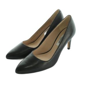 パンプス ポインテッドトゥ ピンヒール UK4D US6.5 23.0cm 黒 ブラック /MI