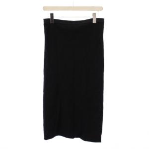 タイトスカート イージー ミモレ ロング ウエストゴム ストレッチ 無地 ワンカラー ウール IT40