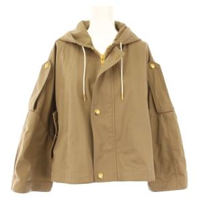 マウンテンパーカー ジップアップ トリオンフボタン 36 ベージュ