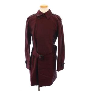 トレンチコート ベルト L ボルドー