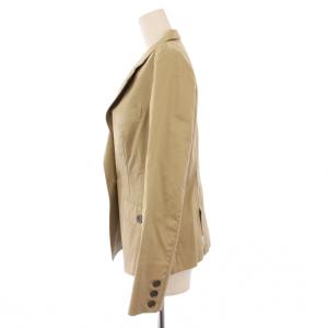 BURBERRY LONDON テーラードジャケット アウター シングル 背抜き ワンカラー 38 ベージュ /BB
