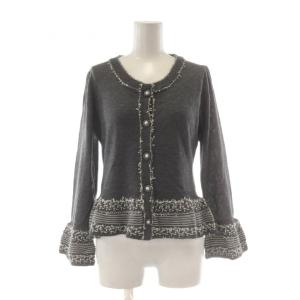 カーディガン ウール 38 グレー 長袖 /AU