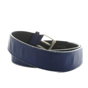 DIOR HOMME ベルト ハトメ レザー 85 紺 ネイビー 23-MA-1103 /AN3 OH
