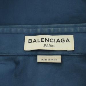 BALENCIAGA シャツ 長袖 37 青 ブルー 301995 TCB09 /AN35