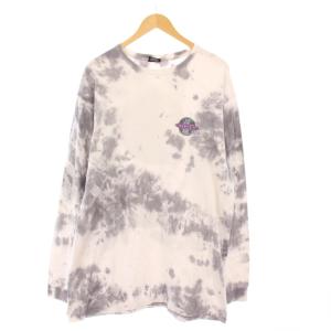 STUSSY Globe Td L/S Tee Tシャツ ロンT カットソー 長袖 XL グレー /KH