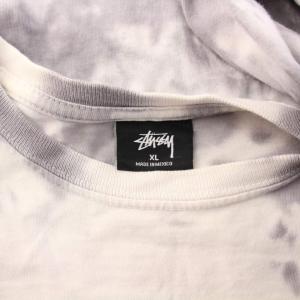 STUSSY Globe Td L/S Tee Tシャツ ロンT カットソー 長袖 XL グレー /KH