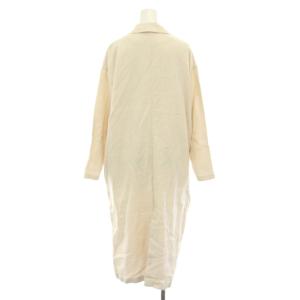 evam eva evameva エバムエバ ロングテーラードジャケット long tailored jacket シングル アウター 麻 リネン 1