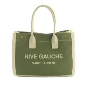 rive gauche トートバッグ オリーブ アイボリー 617481