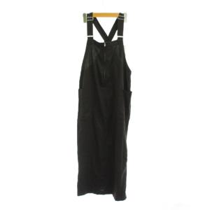24SS アイラインジャンパースカート 麻 F グレー ロング丈 ジッパー付き 24040912304320