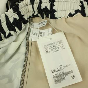 BEAUTY&YOUTH UNITED ARROWS ボタニカルプリント イージーパンツ L 黒 白 1614-699-6335 /JP