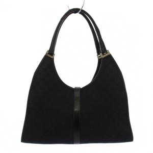 GUCCI GGキャンバス ジャッキー ハンドバッグ ブラック 002-1066