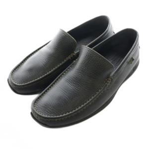 アンバース ANVERS レザースリッポン ローファー 6.5 黒 ブラック /SS OS